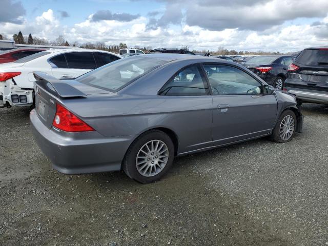 1HGEM22995L079046 - 2005 HONDA CIVIC EX GRAY photo 3