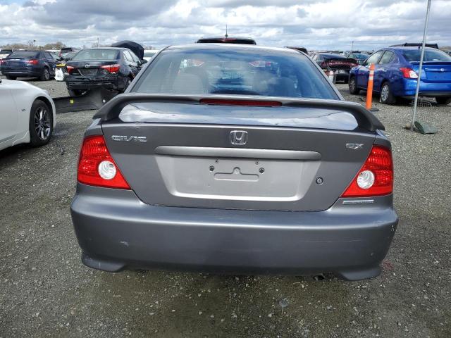 1HGEM22995L079046 - 2005 HONDA CIVIC EX GRAY photo 6