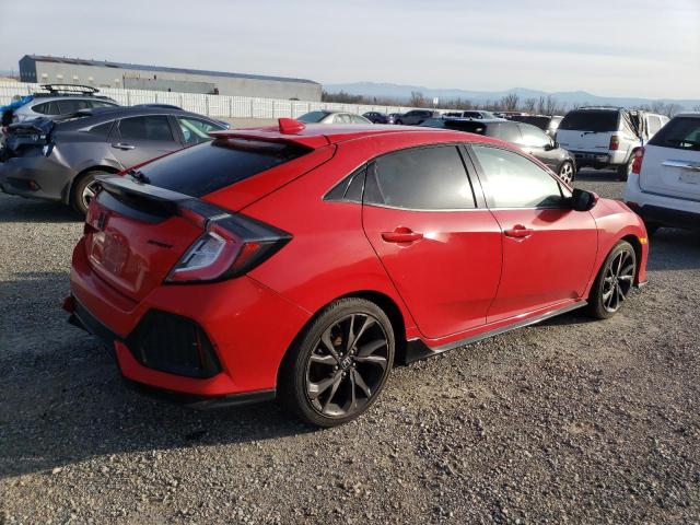 SHHFK7H42JU419571 - 2018 HONDA CIVIC SPORT 红色 照片 3