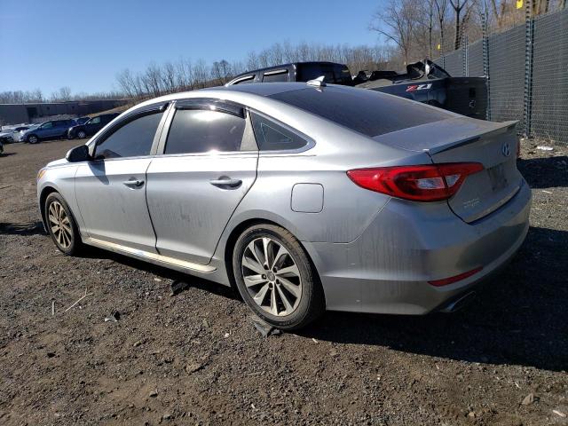 5NPE34AF1FH054264 - 2015 HYUNDAI SONATA SPORT SILVER photo 2