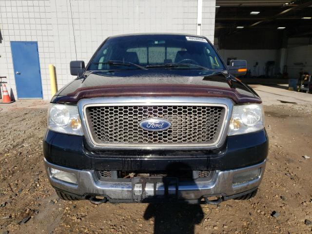 1FTPW14565FA58451 - 2005 FORD F150 SUPERCREW BLACK photo 5