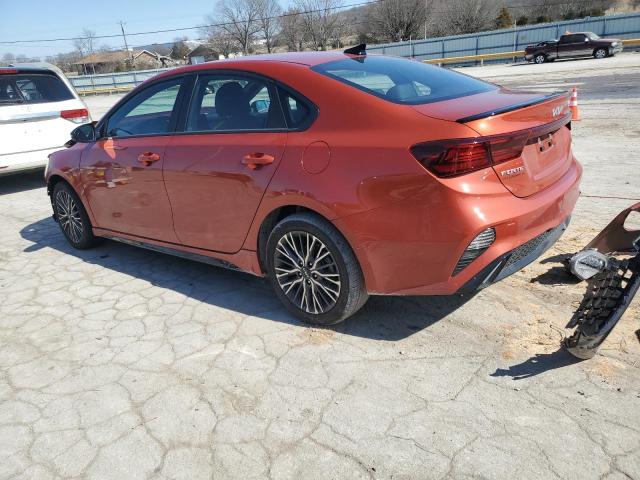 3KPF54AD7PE653141 - 2023 KIA FORTE GT LINE ORANGE photo 2