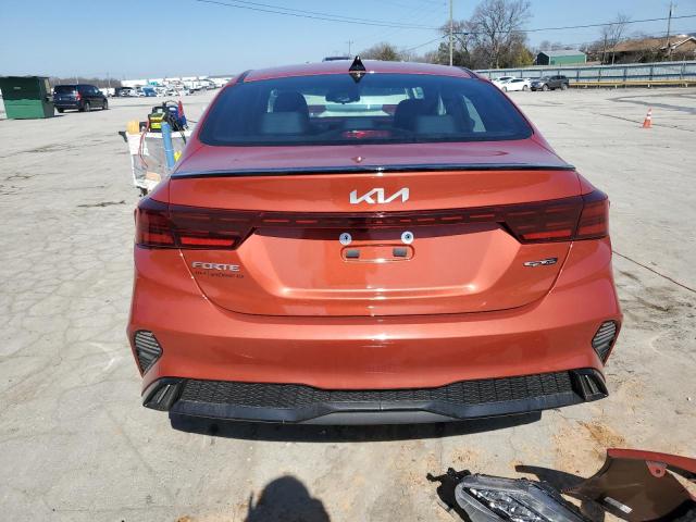 3KPF54AD7PE653141 - 2023 KIA FORTE GT LINE ORANGE photo 6