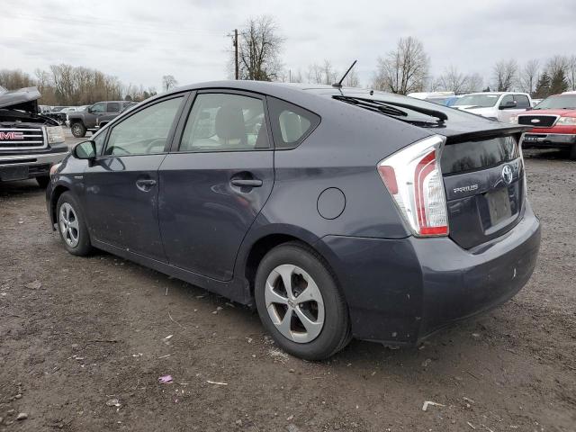 JTDKN3DUXD5594520 - 2013 TOYOTA PRIUS GRAY photo 2