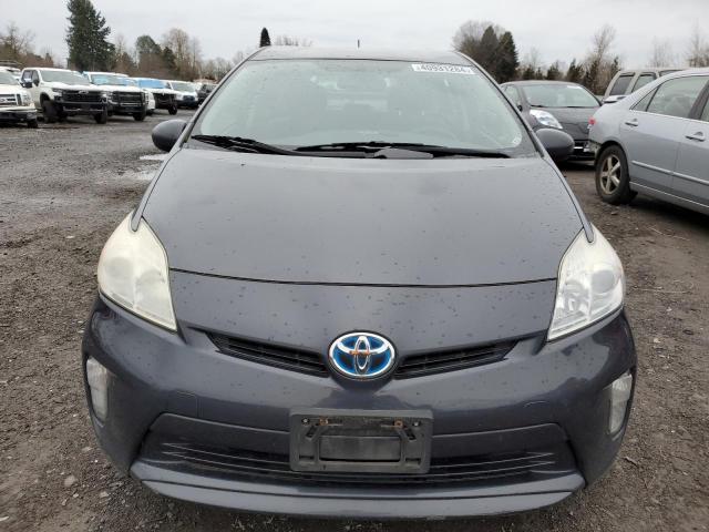 JTDKN3DUXD5594520 - 2013 TOYOTA PRIUS GRAY photo 5