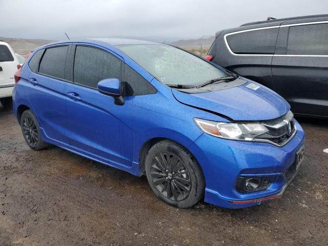 3HGGK5H61LM719923 - 2020 HONDA FIT SPORT BLUE photo 4