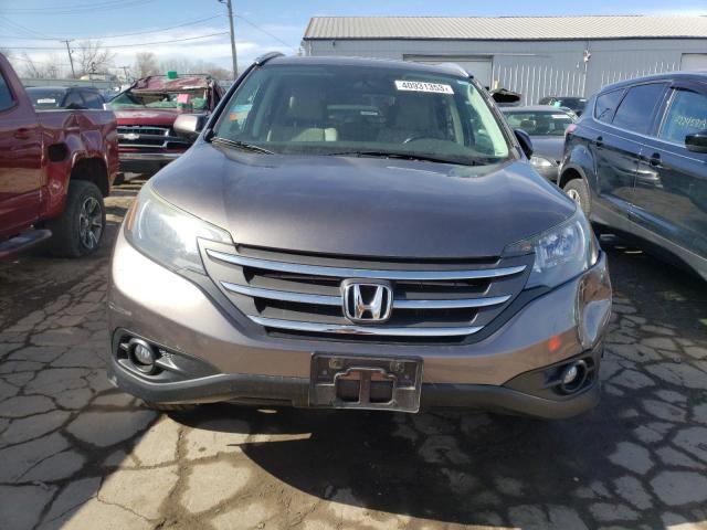 5J6RM4H72CL009087 - 2012 HONDA CR-V EXL GRAY photo 5