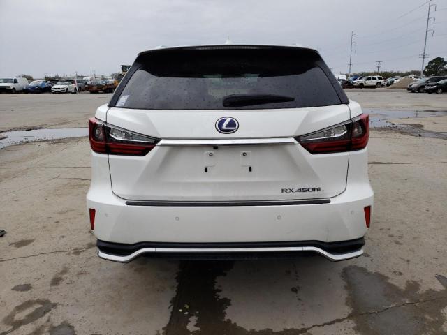 JTJDGKCA3K2008420 - 2019 LEXUS RX 450H L BASE WHITE photo 6