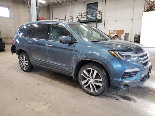 5FNYF6H05HB079879 - 2017 HONDA PILOT ELITE BLUE photo 4