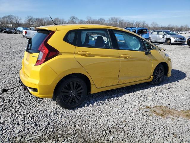 3HGGK5H69JM732934 - 2018 HONDA FIT SPORT YELLOW photo 3