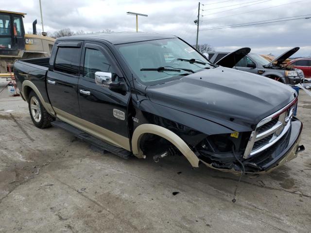 1C6RD7PT4CS146292 - 2012 DODGE RAM 1500 LONGHORN BLACK photo 4