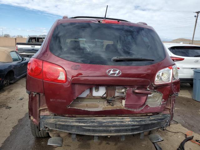 5NMSH13E47H031342 - 2007 HYUNDAI SANTA FE SE BURGUNDY photo 6