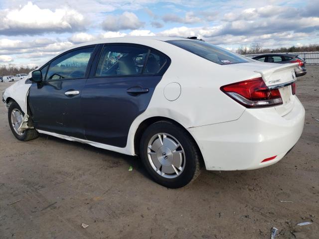 2HGFB2F69DH593811 - 2013 HONDA CIVIC HF TWO TONE photo 2