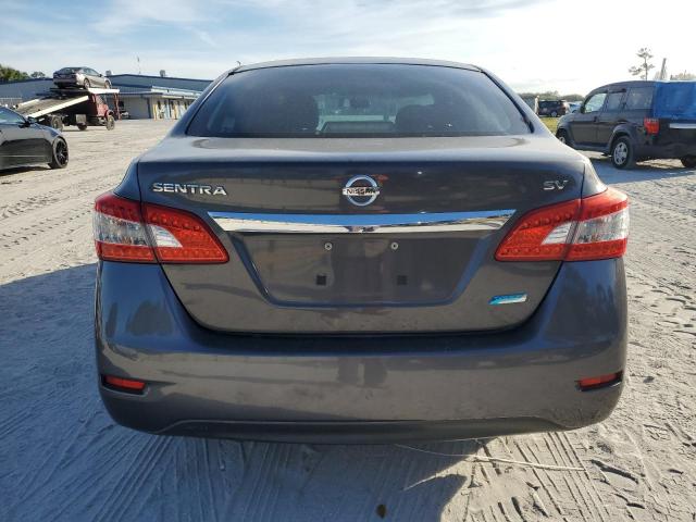 3N1AB7AP6DL650594 - 2013 NISSAN SENTRA S GRAY photo 6