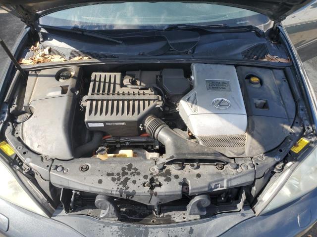 JTJHW31U672009138 - 2007 LEXUS RX 400H GRAY photo 12