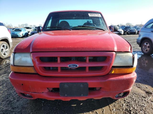 1FTYR14V5XPB85040 - 1999 FORD RANGER SUPER CAB RED photo 5