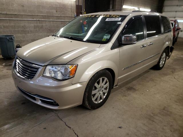 2C4RC1CG8CR237519 - 2012 CHRYSLER TOWN & COU TOURING L TAN photo 1