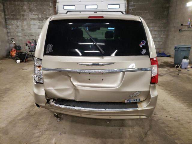 2C4RC1CG8CR237519 - 2012 CHRYSLER TOWN & COU TOURING L TAN photo 6