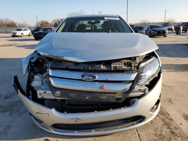 3FAHP0GA1CR247115 - 2012 FORD FUSION S SILVER photo 5