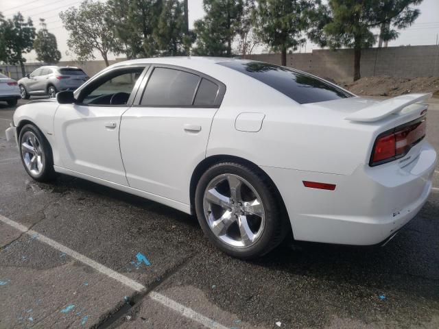 2C3CDXCT5DH578228 - 2013 DODGE CHARGER R/T WHITE photo 2