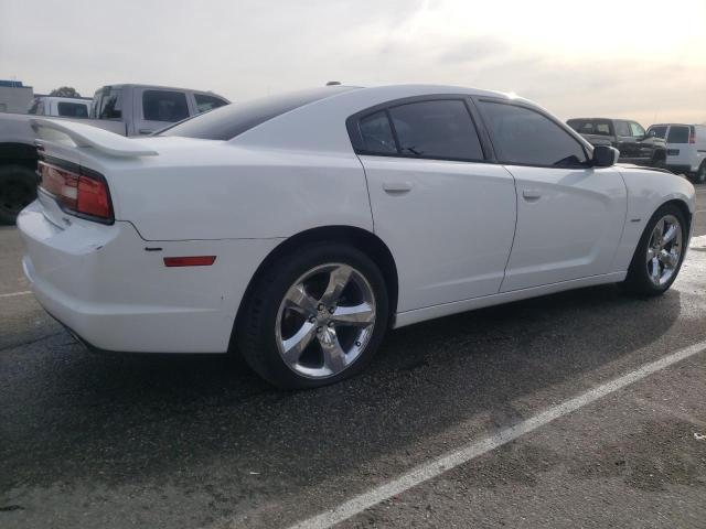 2C3CDXCT5DH578228 - 2013 DODGE CHARGER R/T WHITE photo 3