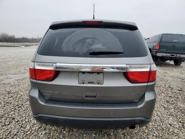 1C4RDJDG4DC540108 - 2013 DODGE DURANGO CREW GRAY photo 6