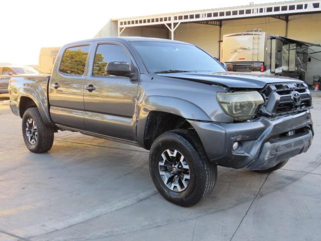 5TFJU4GN6CX016538 - 2012 TOYOTA TACOMA DOU GRAY photo 1