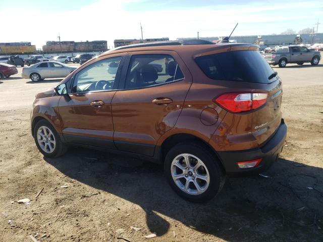MAJ6S3GL6KC302891 - 2019 FORD ECOSPORT SE 棕色 照片 2