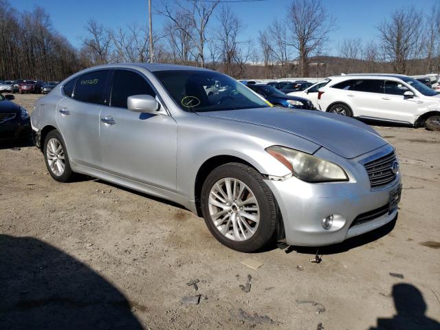 JN1BY1AR8CM394299 - 2012 INFINITI M37 X SILVER photo 4