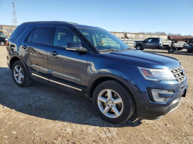 1FM5K8D84HGD89058 - 2017 FORD EXPLORER XLT BLUE photo 4