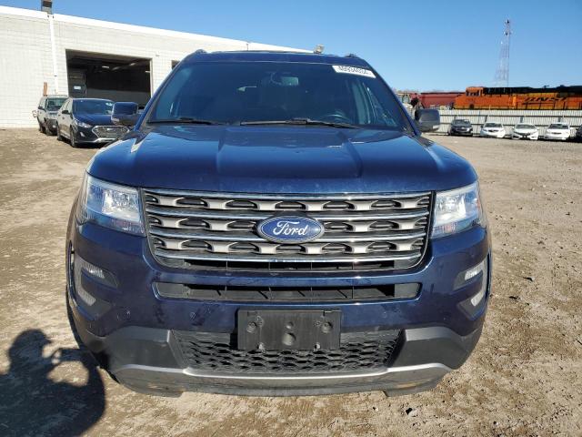 1FM5K8D84HGD89058 - 2017 FORD EXPLORER XLT BLUE photo 5