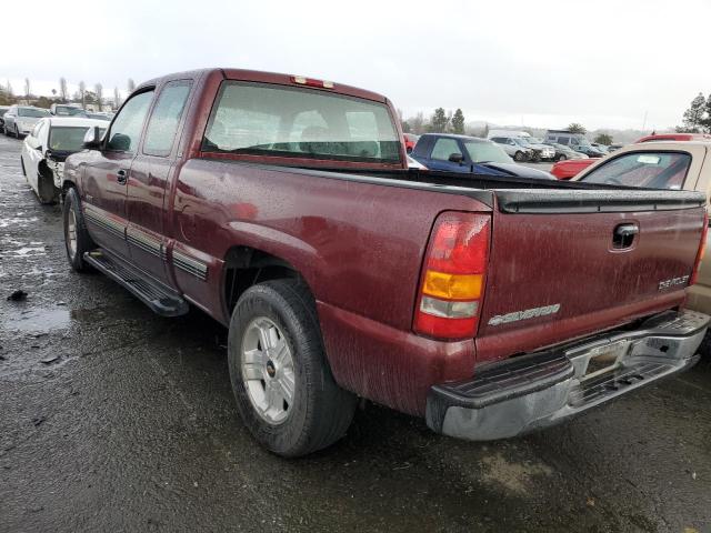 2GCEC19V421112356 - 2002 CHEVROLET SILVERADO C1500 BURGUNDY photo 2