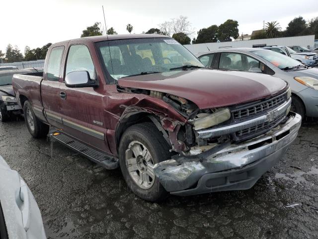 2GCEC19V421112356 - 2002 CHEVROLET SILVERADO C1500 BURGUNDY photo 4