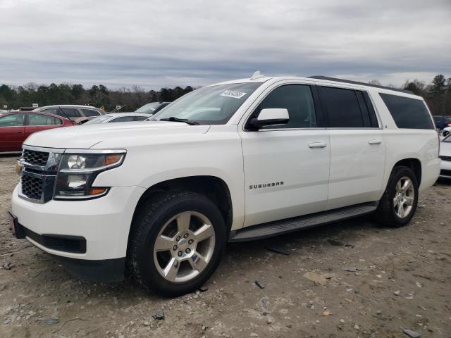 1GNSKJKC2FR561408 - 2015 CHEVROLET SUBURBAN K1500 LT WHITE photo 1