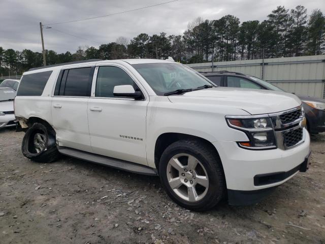 1GNSKJKC2FR561408 - 2015 CHEVROLET SUBURBAN K1500 LT WHITE photo 4