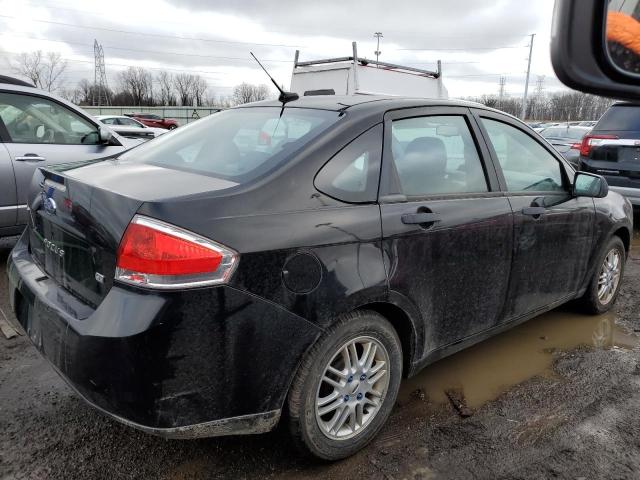 1FAHP35N69W237483 - 2009 FORD FOCUS SE BLACK photo 3