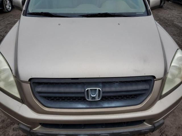 2HKYF187X4H564997 - 2004 HONDA PILOT EXL TAN photo 11