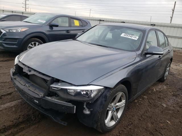 WBA3B3C54EJ980850 - 2014 BMW 328 XI Szary zdjęcie 1