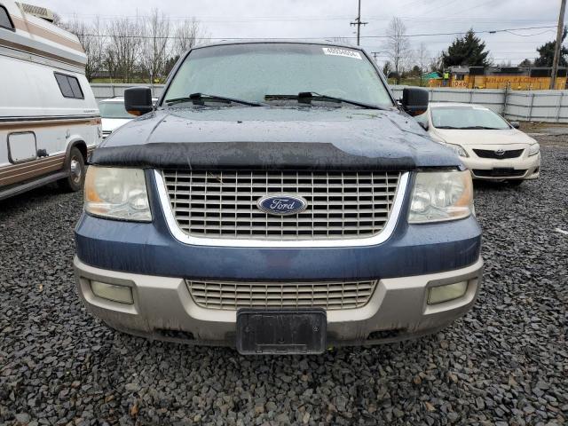 1FMFU17L63LA78740 - 2003 FORD EXPEDITION EDDIE BAUER BLUE photo 5