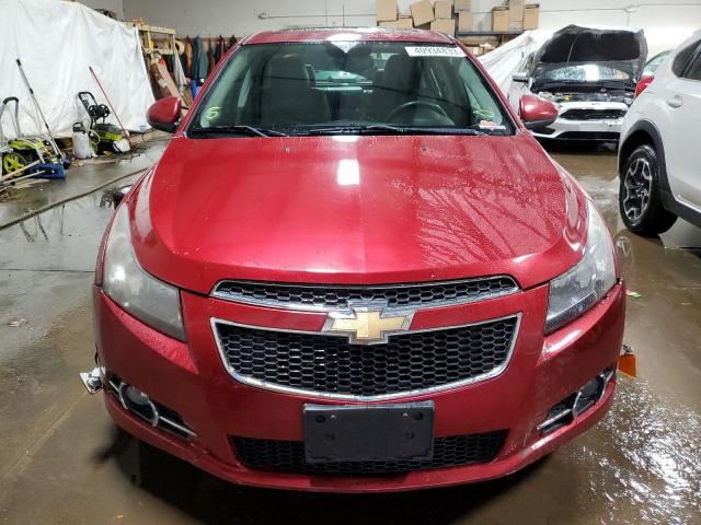 1G1PH5SC4C7400188 - 2012 CHEVROLET CRUZE LTZ RED photo 5