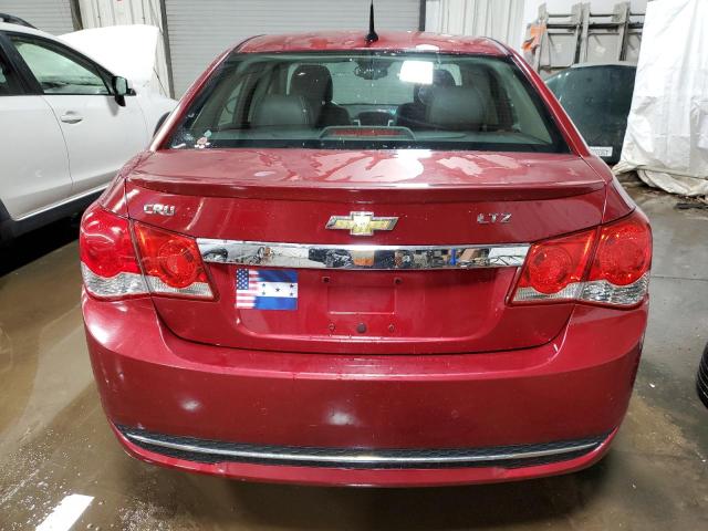 1G1PH5SC4C7400188 - 2012 CHEVROLET CRUZE LTZ RED photo 6