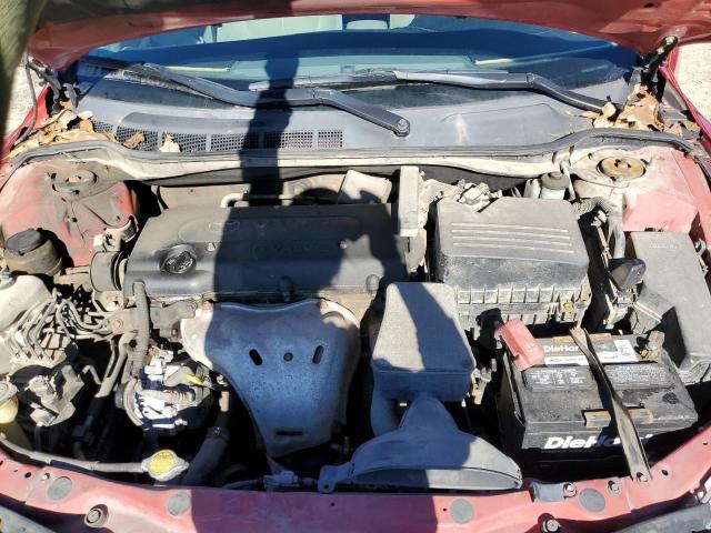 4T1BE46K07U099251 - 2007 TOYOTA CAMRY CE RED photo 11