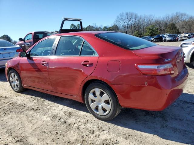 4T1BE46K07U099251 - 2007 TOYOTA CAMRY CE RED photo 2