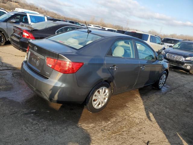 KNAFU4A21D5729989 - 2013 KIA FORTE EX GRAY photo 3