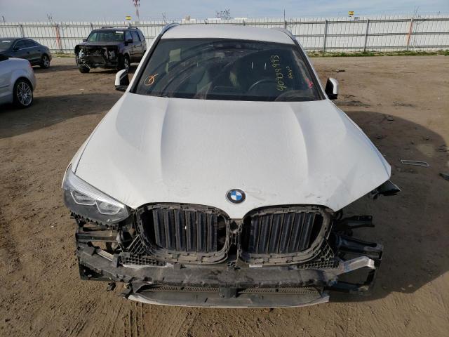 5UXTR9C51KLR04616 - 2019 BMW X3 XDRIVE30I WHITE photo 5