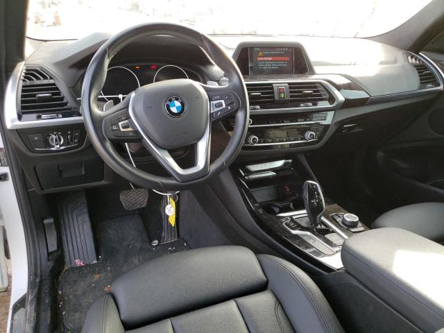 5UXTR9C51KLR04616 - 2019 BMW X3 XDRIVE30I WHITE photo 8