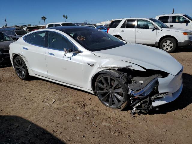 5YJSA1E22HF218010 - 2017 TESLA MODEL S Սպիտակ լուսանկար 4