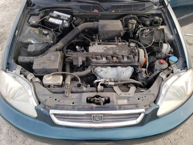 2HGEJ6678VH567684 - 1997 HONDA CIVIC LX GREEN photo 11