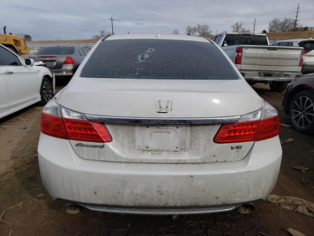 1HGCR3F88DA001822 - 2013 HONDA ACCORD EXL WHITE photo 6