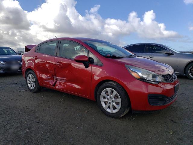 KNADM4A30F6515279 - 2015 KIA RIO LX RED photo 4